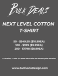 Bulk Single Color Next Level T-Shirt